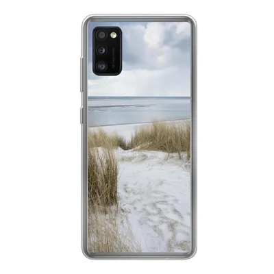 Produktbild von MuchoWow® Handyhülle Schutzhülle Hülle für Samsung Galaxy A41 Nordsee - Dünen - Wasser Silikon Softcase Handy Hülle - Mobiltelefon