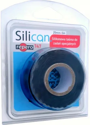 Immagine prodotto di Sanitas | Nastro In Silicone Repero 747 - 25 mm x 3 m - Nero - Autoagglomerante - Resistente A Temperature Estreme