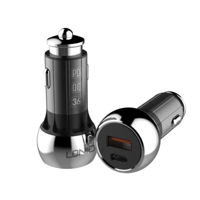 Obrázek produktu pro Nabíječka do auta 18W s lightning kabelem LDNIO