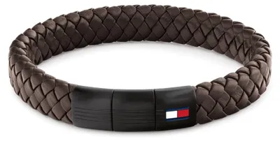 Immagine prodotto di Bracciale in pelle marrone con chiusura in acciaio 2790661