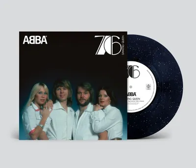 Produktbild von Abba: Dancing Queen (50th Anniversary) (remastered) (Limited Edition) (Black Sparkling Vinyl) - (Single 10" / PopRock)