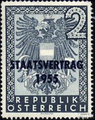 Produktbild von Briefmarken Österreich 1955 Mi 1017 (kompl.Ausg.) postfrisch Staatsvertrag