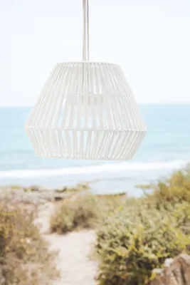 Produktbild von Akku Außenleuchte LED dimmbar IP54 rund D: 40 cm H: max. 100 cm Weiß warmweiß 3000 K 900 lm Modern Außenlampe