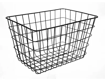 Image de CALICOSY - Panier filaire noir moyen modèle - H23 cm