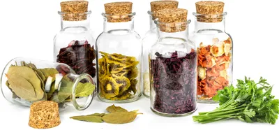 Produktbild von 12 Gewürzgläser mit Korkverschluss 280ml Vorratsdose Gewürzdosen Glasdose Vorratsgläser
