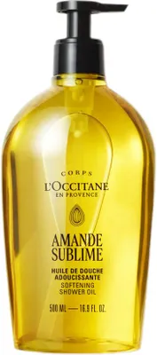 Productafbeelding van L'Occitane Almond Sublime, Doucheolie, 500 ml, Geschikt voor volwassenen, vrouwen, voor het lichaam, geschikt voor alle huidtypes