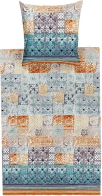 Produktbild von Bassetti Bettwäsche Vietri 200x200+80x80cm, Farbe beige V6 AL