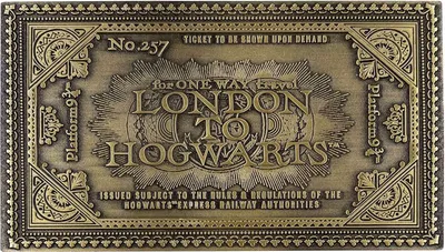 Obrázok produktu pre Lístok na vlak Harry Potter Replik Hogwarts Limited Edition
