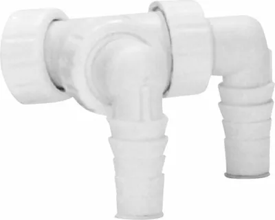 Produktbild von Unterputz-Siphon für die Waschmaschine, 2 Anschlüsse
