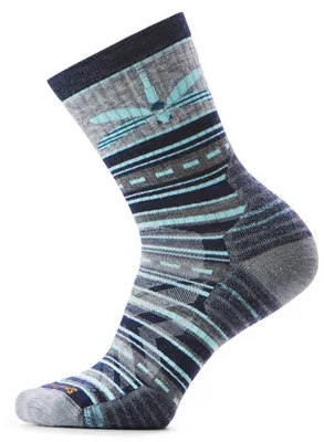 Produktbild von Smartwool Damen Targeted Cushion Mid Crew Dragon Stitch Wandersocken deep navy 38-41