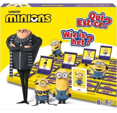 Productafbeelding van Spel: "Wie is het?" - De Minions - WINNING MOVES - 24 Minions-personages