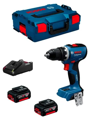 Imagen del producto de Taladro Percutor BOSCH GSR 18V-65 (2 x 5,0 Ah + GAL 18V-40 + L-Boxx 136)