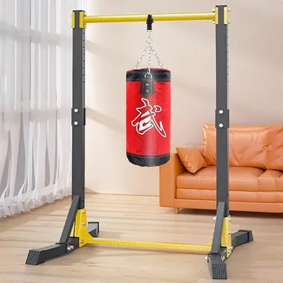 Imagen del producto de Estación de dominadas, torre de entrenamiento de 180 kg, barra de dominadas portátil, barra de dominadas ajustable para gimnasio en casa, estación de dominadas para entrenamiento de fuerza y fitness