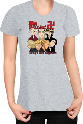 Produktbild von Damen T-Shirt Japan Anime Manga Tokyo Anime Revengers Plus, Lady XS / Grau