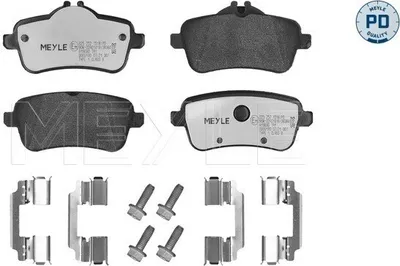 Produktbild von MEYLE 025 252 1518/PD Bremsbeläge Hinten passend für MERCEDES-BENZ A-Klasse (W176) M-Klasse (W166) GLE (W166) GL (X166) GLE Coupe (C292)