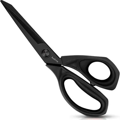 Produktbild von Famanu Stoffenschneider 25 cm - Ergonomische Handgriffe - Multifunktionale Schneiderschere
