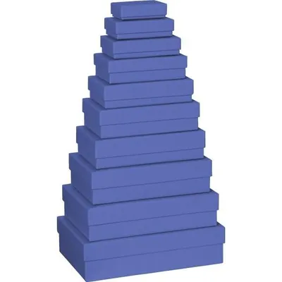 Produktbild von Stewo 2553782942, Geschenkverpackungsbox, Blau, Einfarbig, Herzlichen Glückwunsch, 10 Stück(e)
