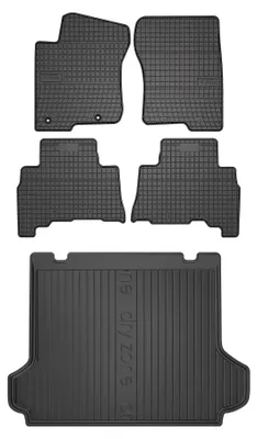 Obrázok produktu pre Gumové autokoberce SolidPRO + vaňa kufra DryZone pre: Toyota Land Cruiser J150 2009-2017 5 ks