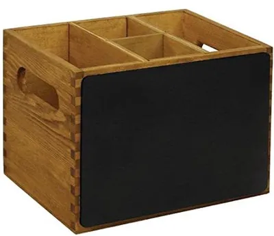 Produktbild von Famanu Tischorganizer mit integriertem Schreibtafel 150x210x160mm - Ideal für Hochzeits-Displays