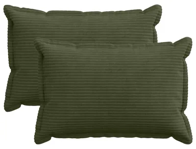 Immagine prodotto di vidaXL, 2 federe per cuscini, colore verde HOUTEN, 50 x 80 cm, materiale: corda