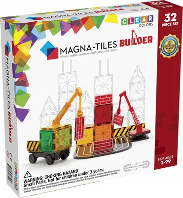 Produktbild von Magna-Tiles 21632, Bausatz, 3 Jahr(e), 32 Stück(e)