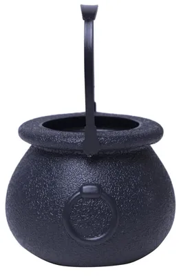 Produktbild von Hexenkessel Süßigkeitenbehälter Halloween Schwarzer Eimer
