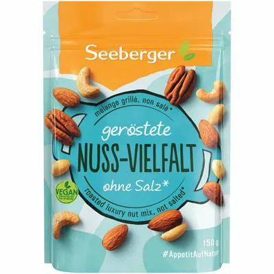 Produktbild von Seeberger Nuss-Vielfalt geröstet just Roasted (150 g)