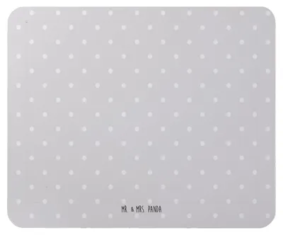 Produktbild von Mr. & Mrs. Panda Mouse Pad Axolotl Freundin - Grau Pastell - Geschenk, Mauspad, pc mausunterlage, Valentinstag, Liebe, mousematte, Schwanzlurch, Mousepad