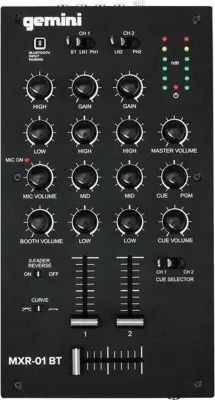 Produktbild von Gemini MXR-01BT DJ-Mixer