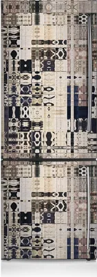 Produktbild von Kühlschrankfolie Aufkleber Kühlschrankmagnete Dekoration Kühlschrankfolie 60x205 cm - Boho-Stil-Fliesen