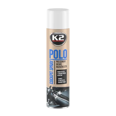 Produktbild von Cockpitspray für glänzende Armaturen, Antistatisch & UV-Schutz, Kunststoffpflege, K2 POLO COCKPIT FRISCHE 600 ml