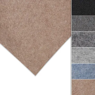 Zdjęcie produktu dla Filc igłowany na wymiar Superflex do paneli wewnętrznych, wysokiej jakości i elastyczny Beige 206x100 cm