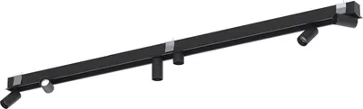 Produktbild von Einbaustrahler Metall GU10 verstellbar Schwarz länglich Modern