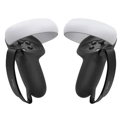 Image de Housse de protection pour manette avec grip Kiwi Design Q1 Pro-2 pour Meta Quest 2 Noir