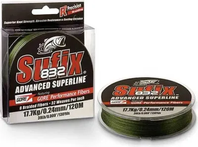 Produktbild von Sufix 832 Advanced Superline® (Lo-Vis Green, 250 m)