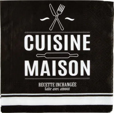 Image de 20 serviettes en papier Ma cuisine