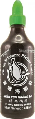 Produktbild von [ 455ml ] FLYING GOOSE Würzig Schwarze Pfeffer Sauce / Spicy Sauce