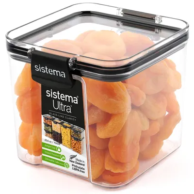 Productafbeelding van Sistema luchtdichte vershoudcontainer | 700 ml voorraadcontainer met deksel | stapelbaar