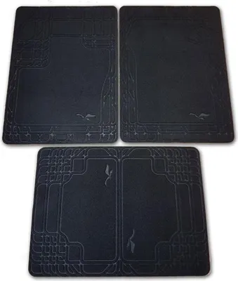 Produktbild von Auto Fußmatten UNIVERSAL Velour Autoteppich 4-teilig vorne hinten zuschneidbar