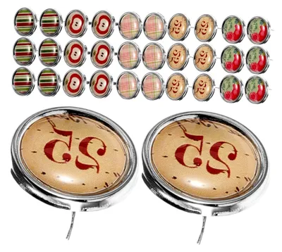 Produktbild von 100 Stück Bunte Metallpapierklammern für Scrapbooking
