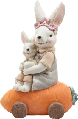 Produktbild von Osterhase kleine Hasenbaby Osterfigur Osterdeko Osterhasenfigur Deko Hase Ostern Gartendekoration Hausdekoration Wohnaccessoires Osterei 48 cm