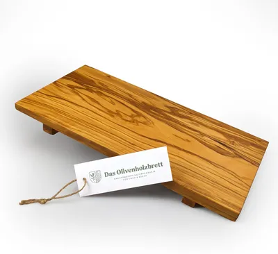 Produktbild von Sushi Brett aus Olivenholz mit Stäbchen 40 x 20 x 4 cm