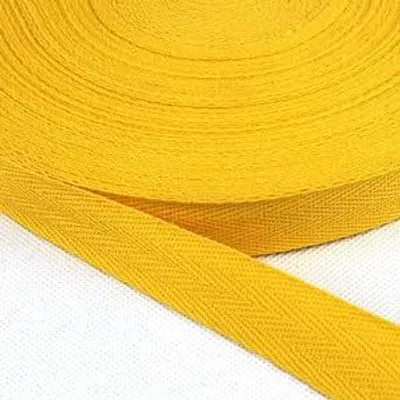 Productafbeelding van Biasband van katoen, 25 meter x 20 mm - Keperband, diverse kleuren - Textielband voor naaien, afwerking en kledingmaak