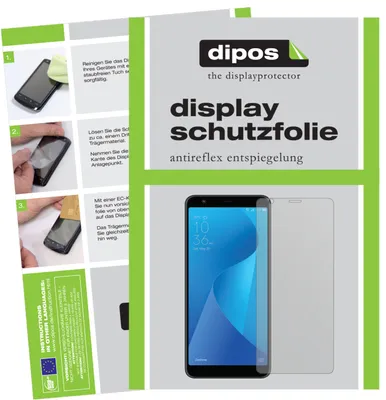 Produktbild von 2x Schutzfolie für Asus ZenFone Max Plus M1 (ZB570TL) matt Displayschutzfolie