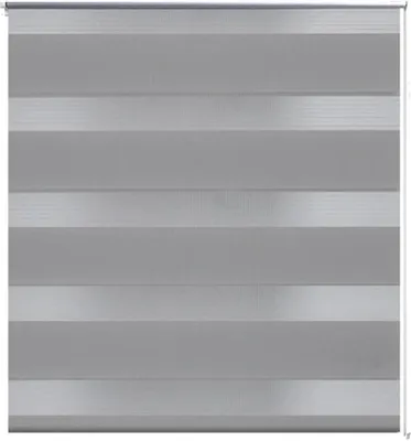 Obrázek produktu pro vidaXL Roletka se zebrovým vzorem 90,9 x 150 cm, šířka látky 86,7 cm, šedá