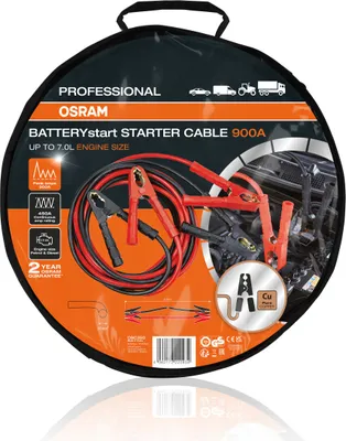 Immagine prodotto di OSRAM BATTERYstart PRO Cavo di collegamento della batteria 900A 1Set