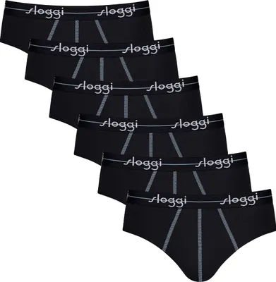 Produktbild von sloggi 6er Pack Start Midi Slip / Unterhose Extra weiches Taillenband, gedoppelte Verarbeitung im Schrittbereich, Lässiges Design