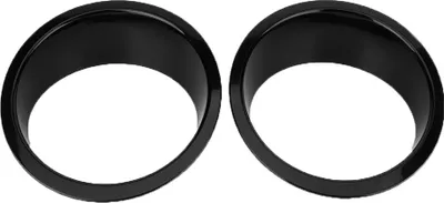Image de 1 paire de couvre-lampes de phares avant de voiture, convient à la Jeep Wrangler 2007-2017, noir