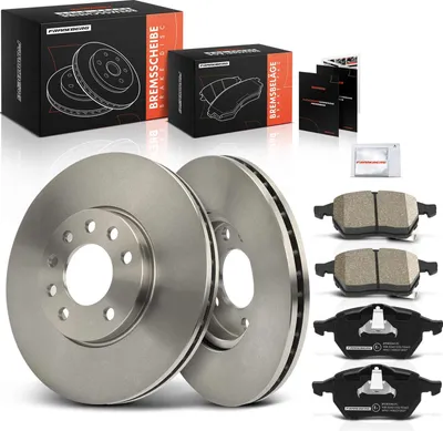 Obrázok produktu pre Frankberg 2x brzdové kotúče 4x brzdové doštičky predná náprava pre Saab 900 II 9-3 YS3D 9-5 YS3E 9-5 kombi