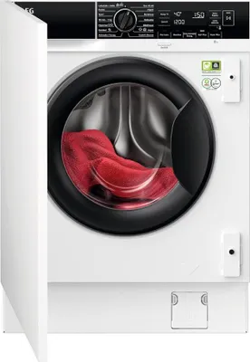 Produktbild von AEG Series 8000 LWN8E8636F, Frontlader, Integriert, Links, Schwarz, Transparent, Schwarz, Drehregler, Berührung